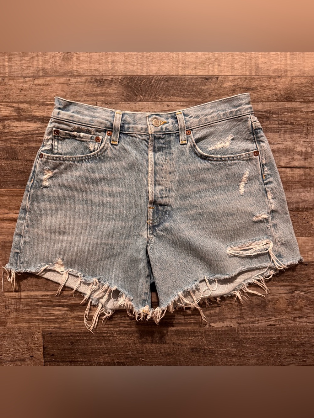 Agolde Parker long shorts